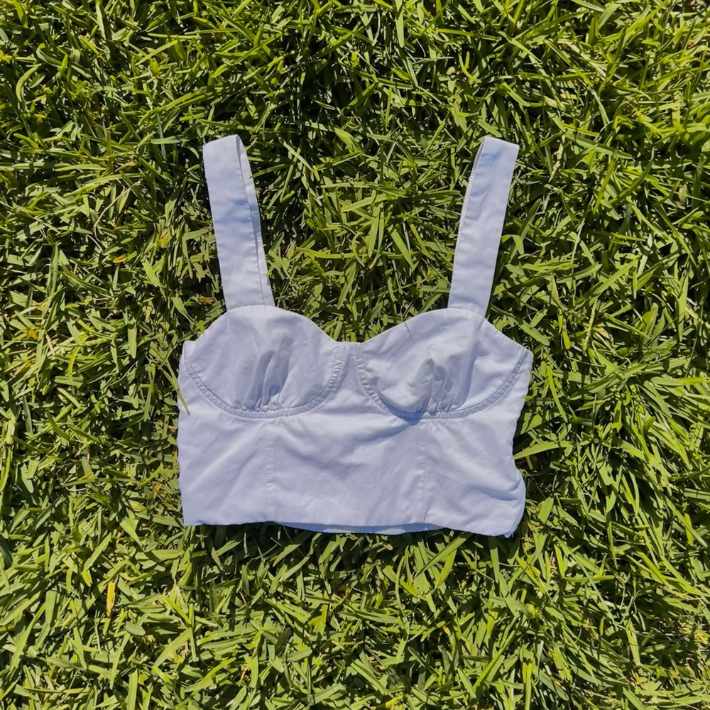 princess polly white crop top